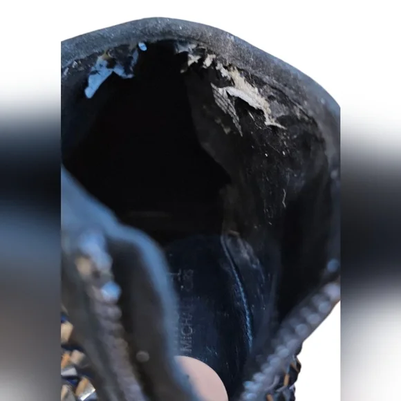 MICHAEL Michael Kors - Dani Open Peep Toe Crystal Bootie 4" High Heel Spiked - Picture 11 of 11